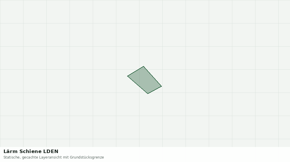 Statische Kartenansicht: Lärm Schiene LDEN