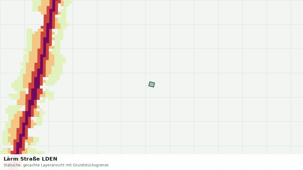 Statische Kartenansicht: Lärm Straße LDEN