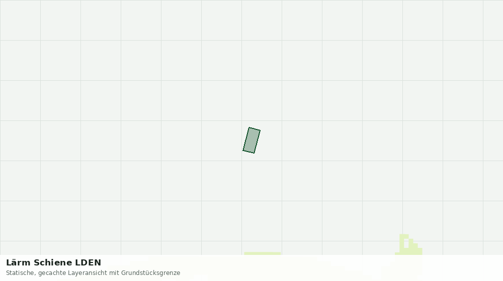 Statische Kartenansicht: Lärm Schiene LDEN