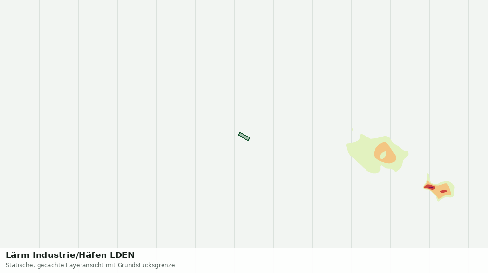 Statische Kartenansicht: Lärm Industrie/Häfen LDEN