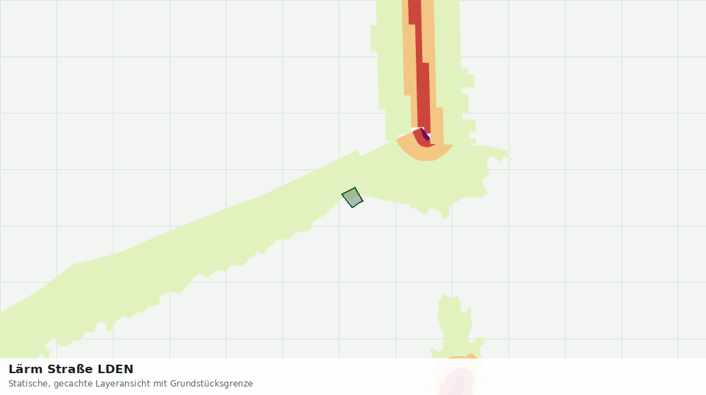 Statische Kartenansicht: Lärm Straße LDEN