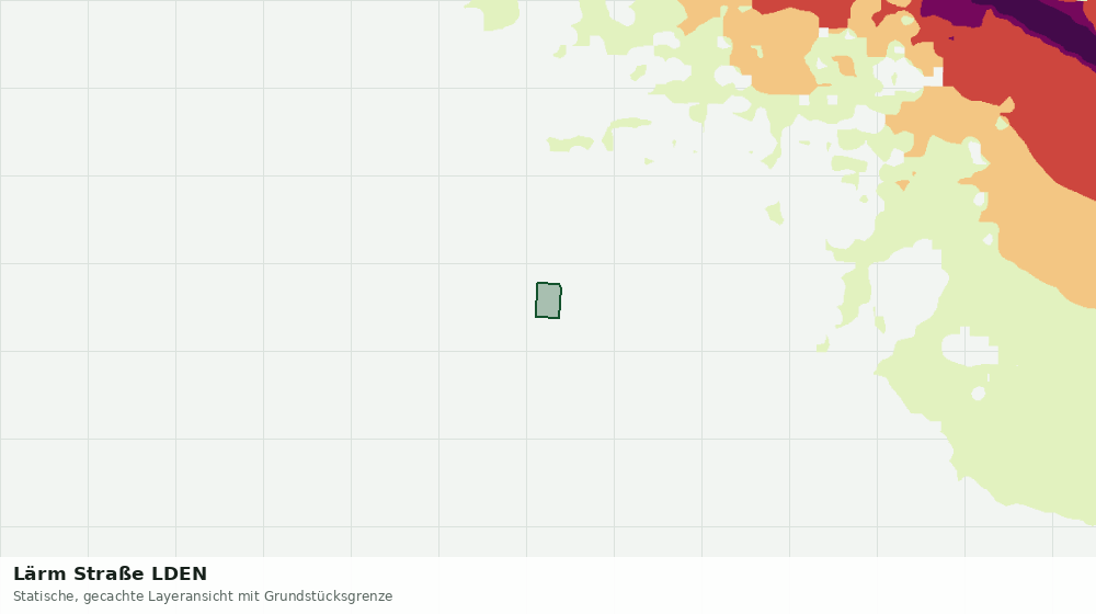 Statische Kartenansicht: Lärm Straße LDEN