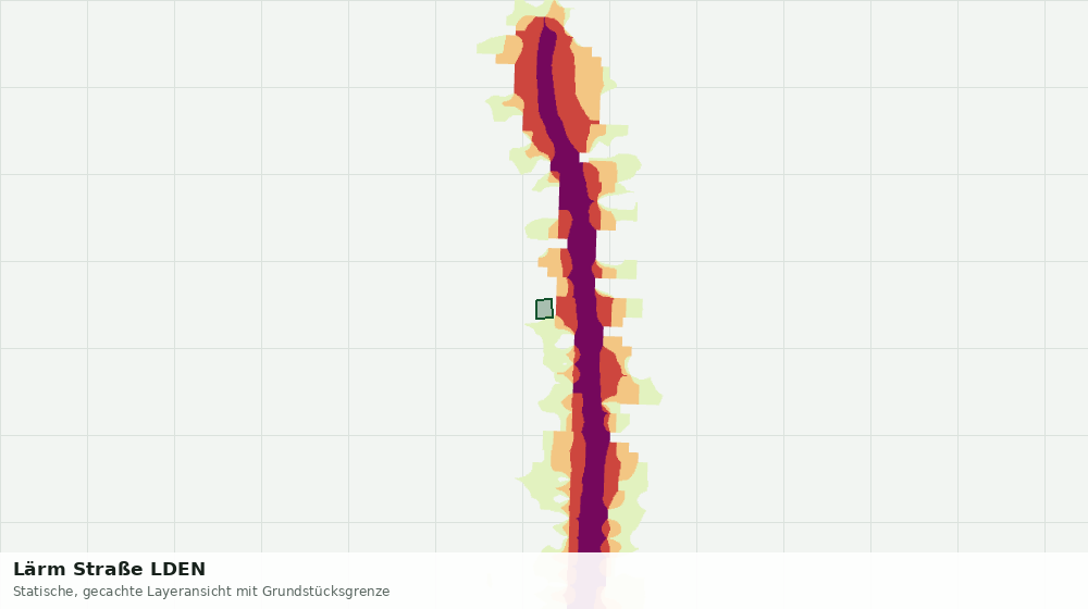 Statische Kartenansicht: Lärm Straße LDEN