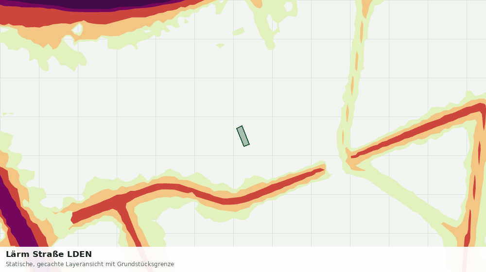 Statische Kartenansicht: Lärm Straße LDEN