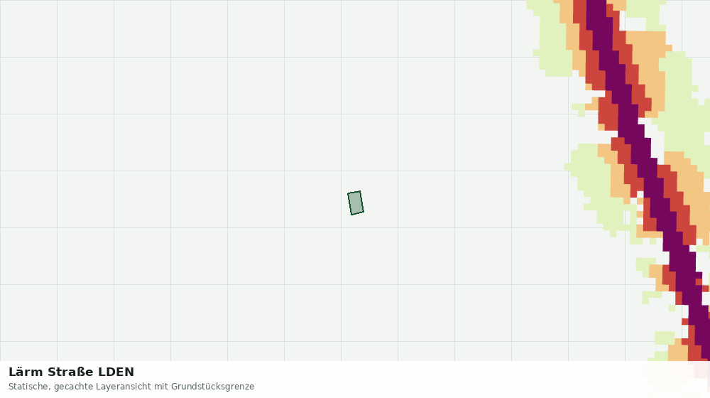 Statische Kartenansicht: Lärm Straße LDEN