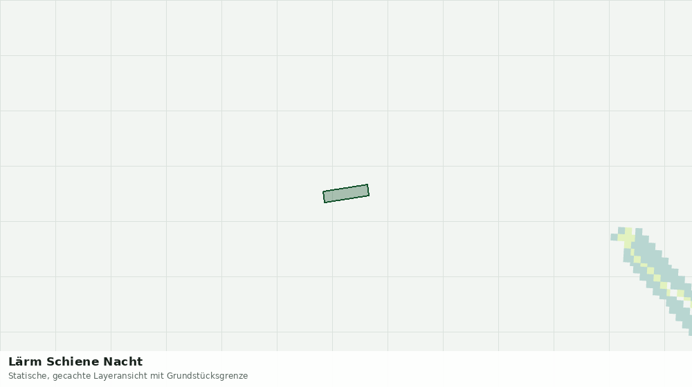 Statische Kartenansicht: Lärm Schiene Nacht