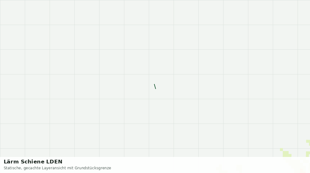 Statische Kartenansicht: Lärm Schiene LDEN