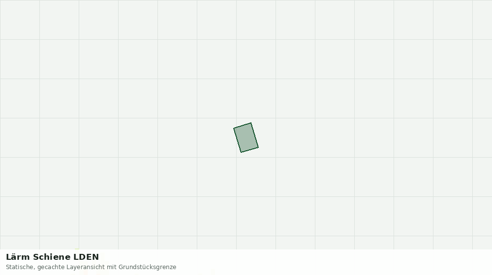 Statische Kartenansicht: Lärm Schiene LDEN