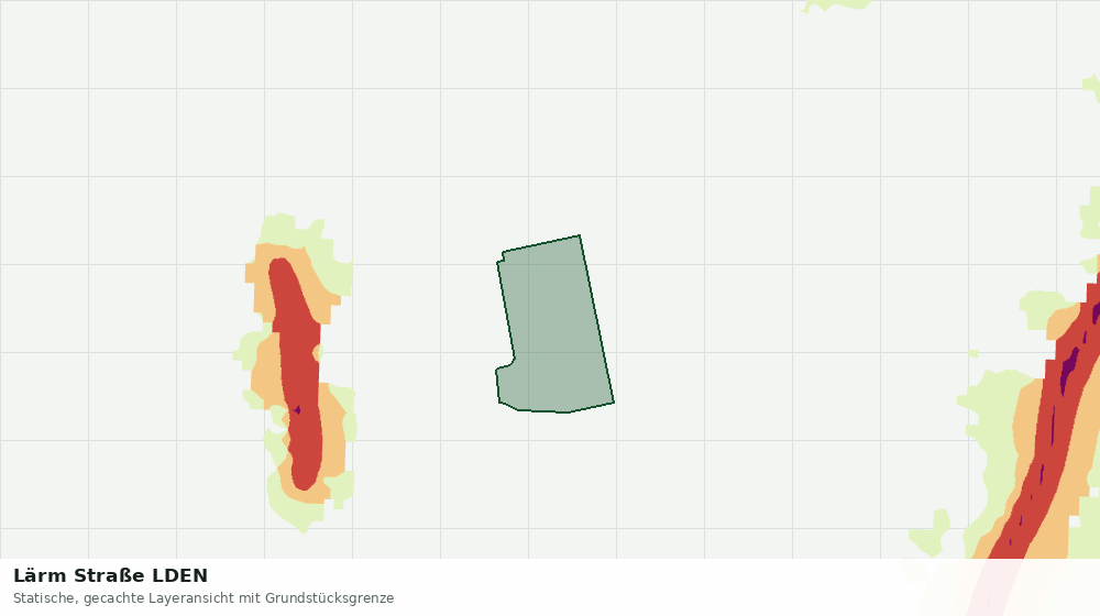 Statische Kartenansicht: Lärm Straße LDEN