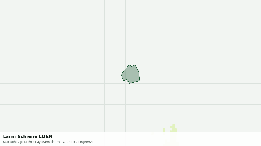 Statische Kartenansicht: Lärm Schiene LDEN