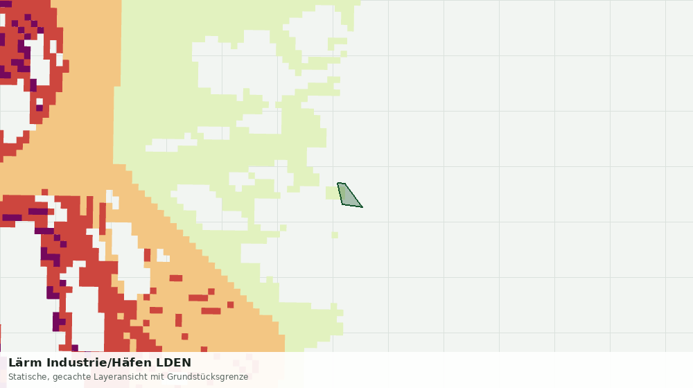 Statische Kartenansicht: Lärm Industrie/Häfen LDEN