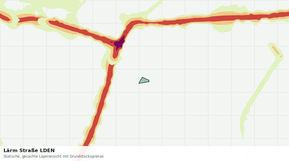 Statische Kartenansicht: Lärm Straße LDEN