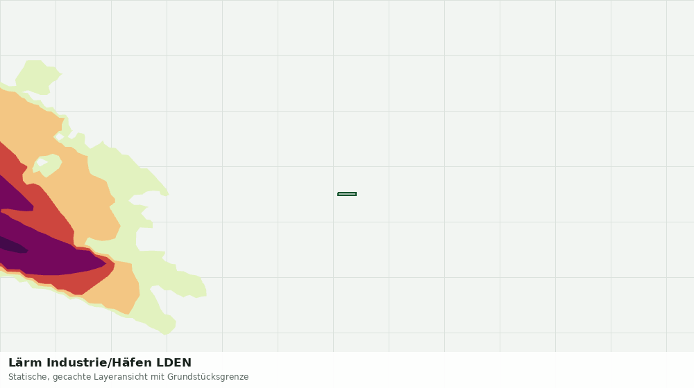 Statische Kartenansicht: Lärm Industrie/Häfen LDEN