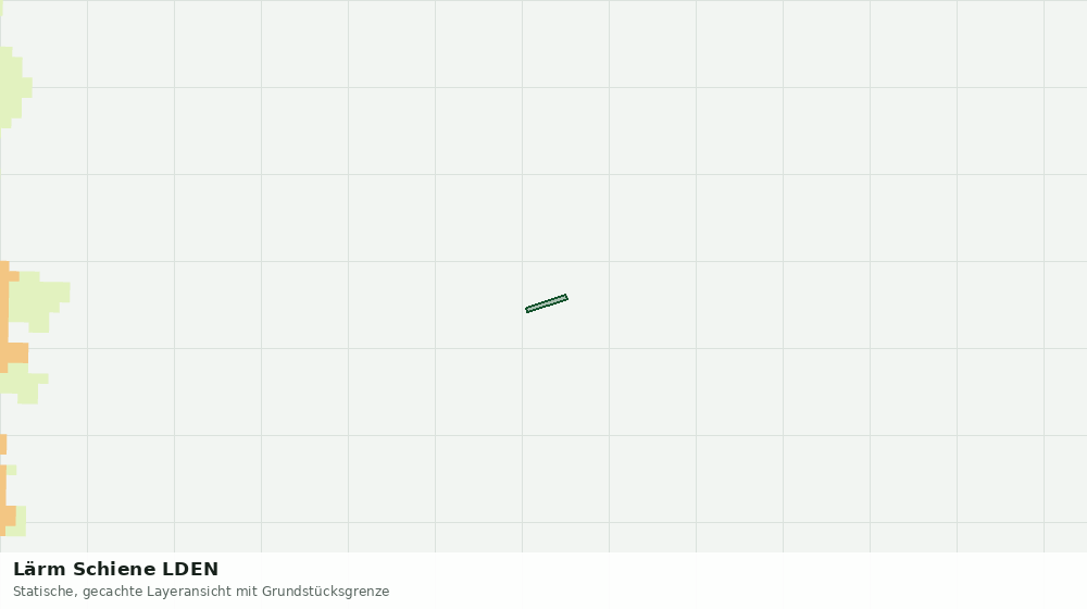 Statische Kartenansicht: Lärm Schiene LDEN