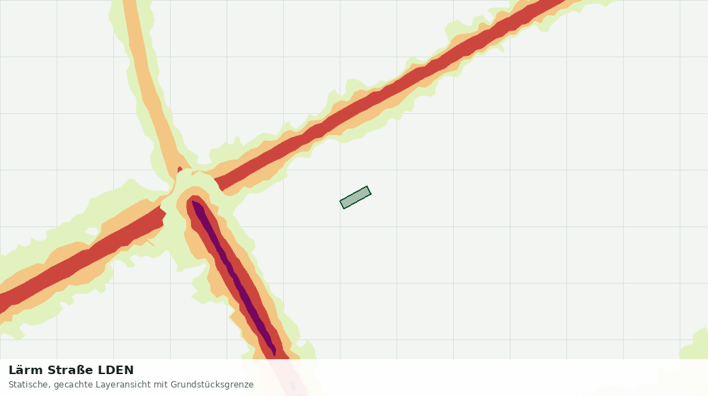 Statische Kartenansicht: Lärm Straße LDEN