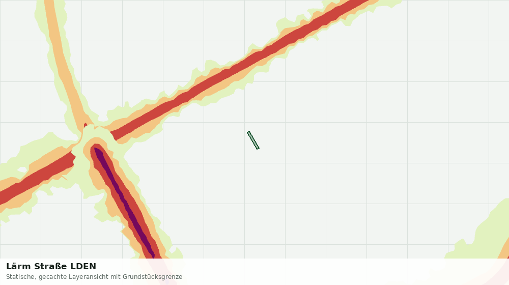 Statische Kartenansicht: Lärm Straße LDEN