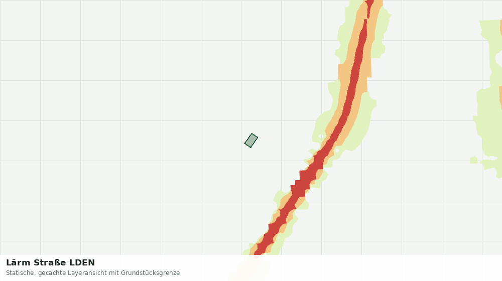 Statische Kartenansicht: Lärm Straße LDEN