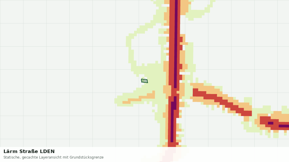 Statische Kartenansicht: Lärm Straße LDEN