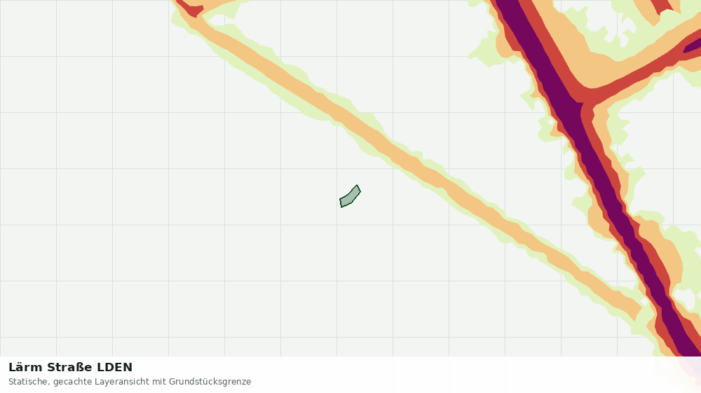 Statische Kartenansicht: Lärm Straße LDEN