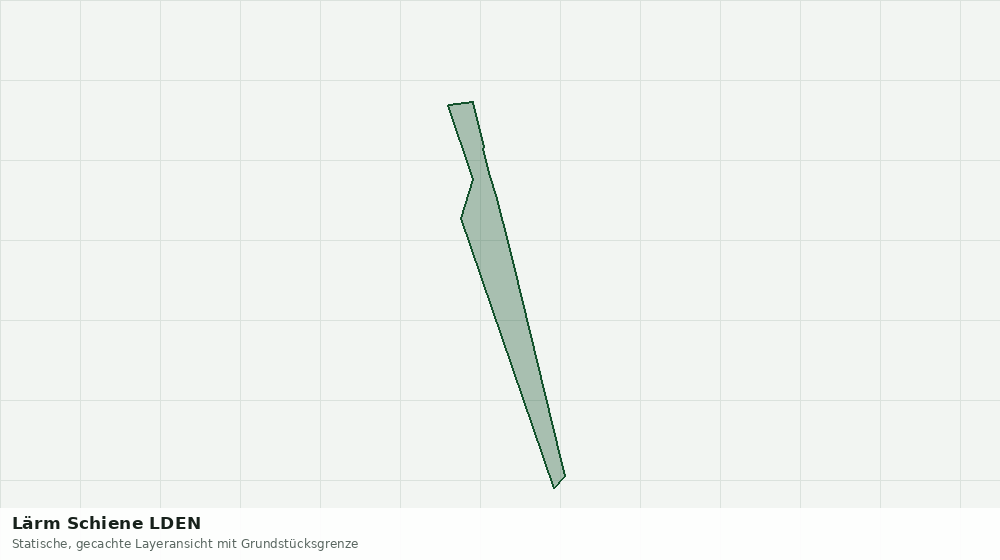 Statische Kartenansicht: Lärm Schiene LDEN