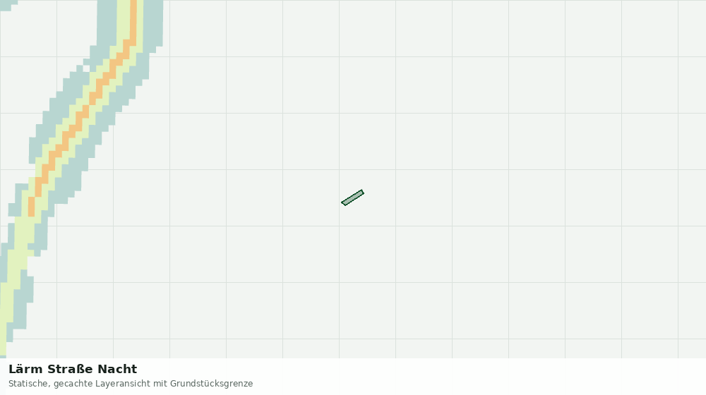 Statische Kartenansicht: Lärm Straße Nacht