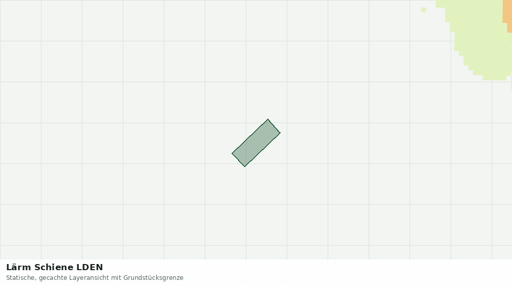 Statische Kartenansicht: Lärm Schiene LDEN