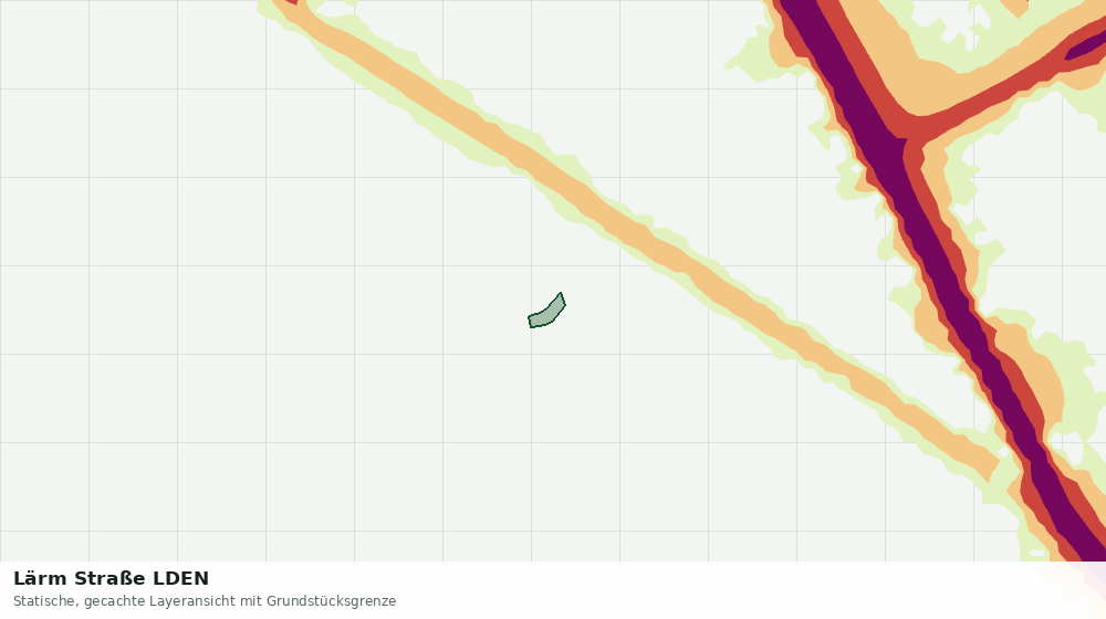 Statische Kartenansicht: Lärm Straße LDEN