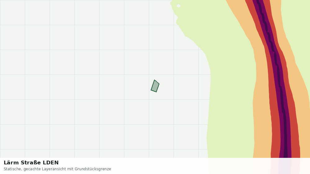 Statische Kartenansicht: Lärm Straße LDEN