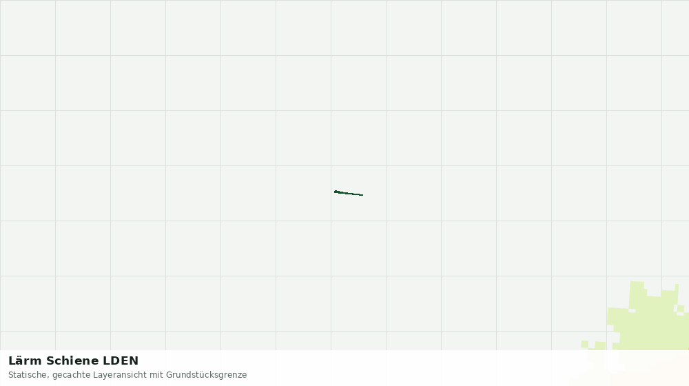 Statische Kartenansicht: Lärm Schiene LDEN