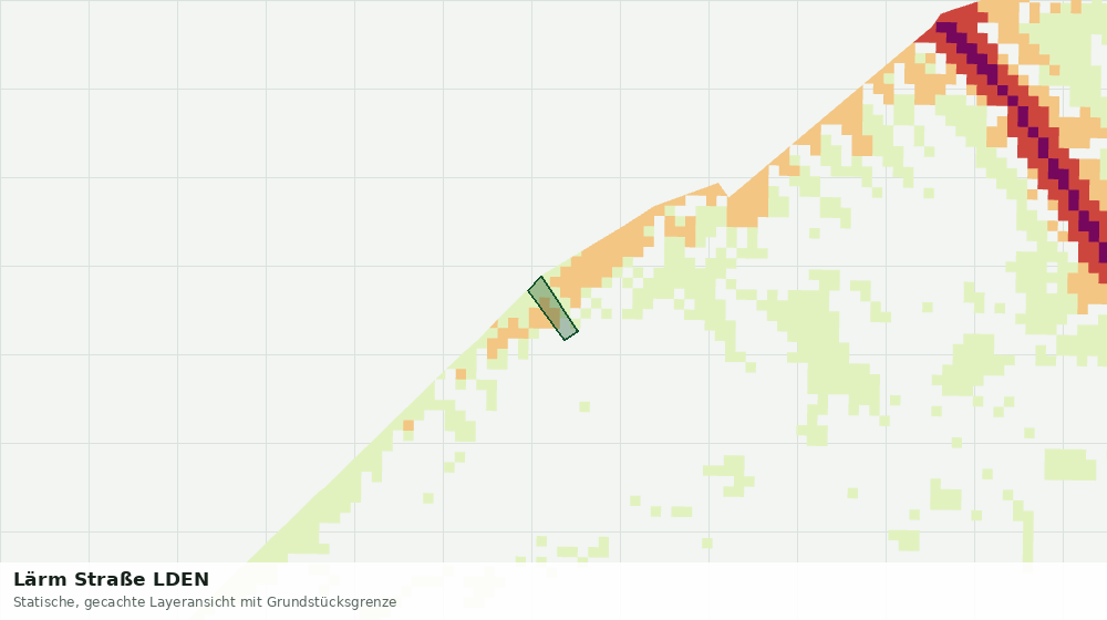 Statische Kartenansicht: Lärm Straße LDEN