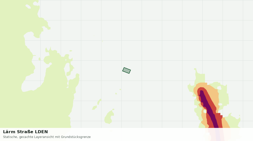 Statische Kartenansicht: Lärm Straße LDEN