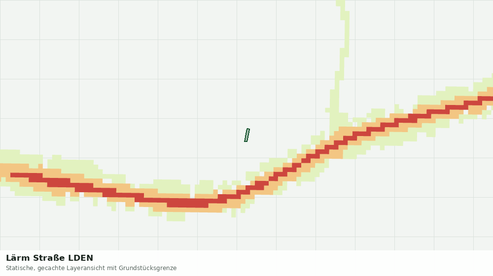Statische Kartenansicht: Lärm Straße LDEN
