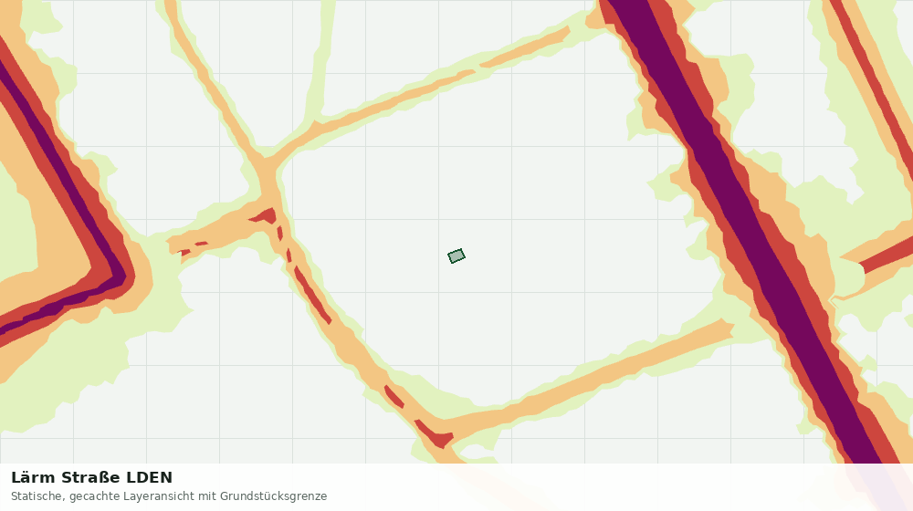 Statische Kartenansicht: Lärm Straße LDEN