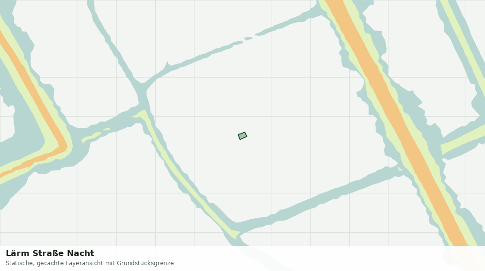 Statische Kartenansicht: Lärm Straße Nacht