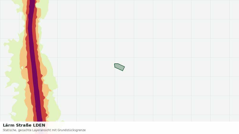 Statische Kartenansicht: Lärm Straße LDEN