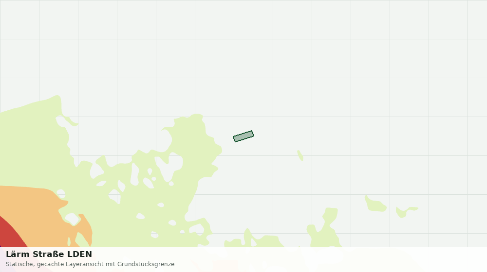 Statische Kartenansicht: Lärm Straße LDEN