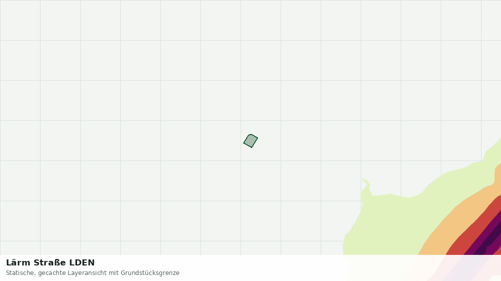 Statische Kartenansicht: Lärm Straße LDEN