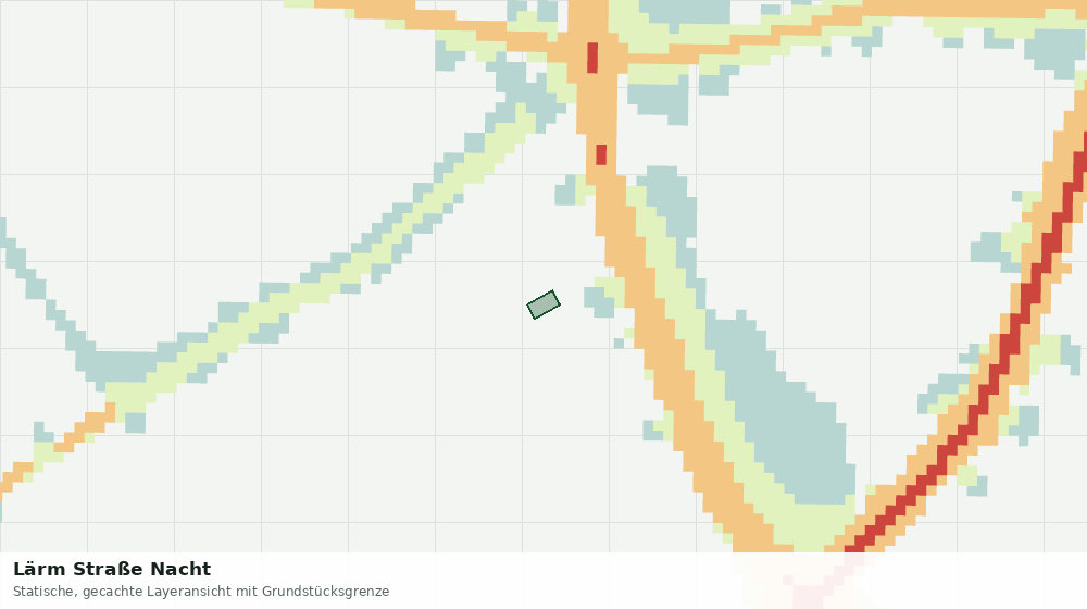 Statische Kartenansicht: Lärm Straße Nacht