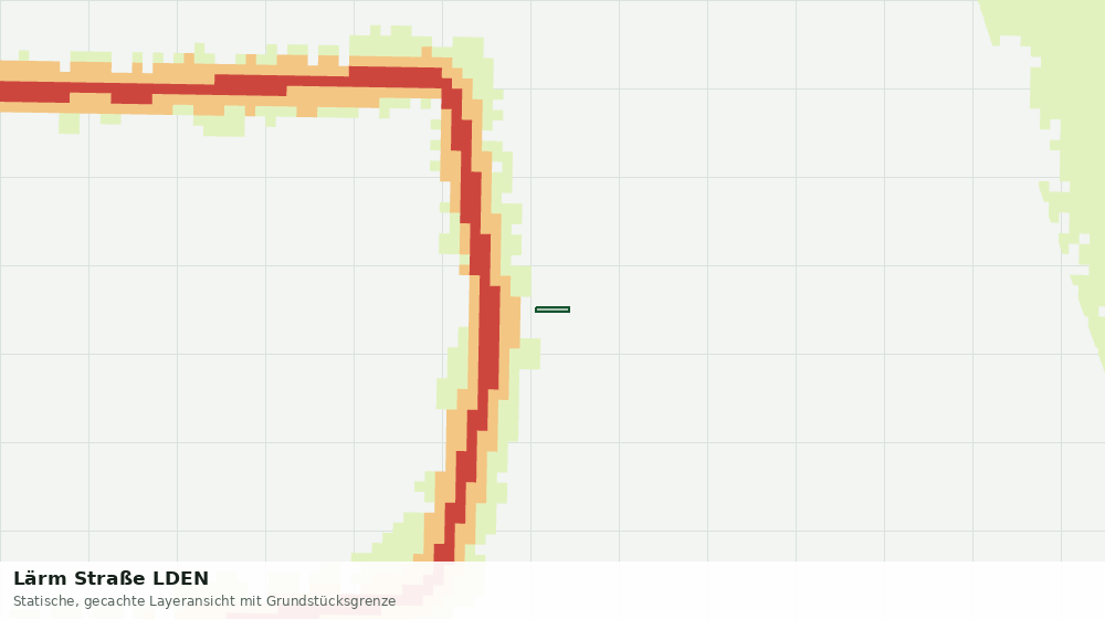 Statische Kartenansicht: Lärm Straße LDEN