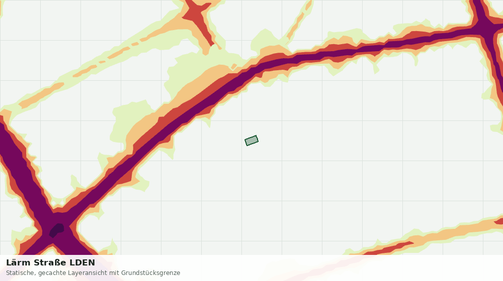 Statische Kartenansicht: Lärm Straße LDEN