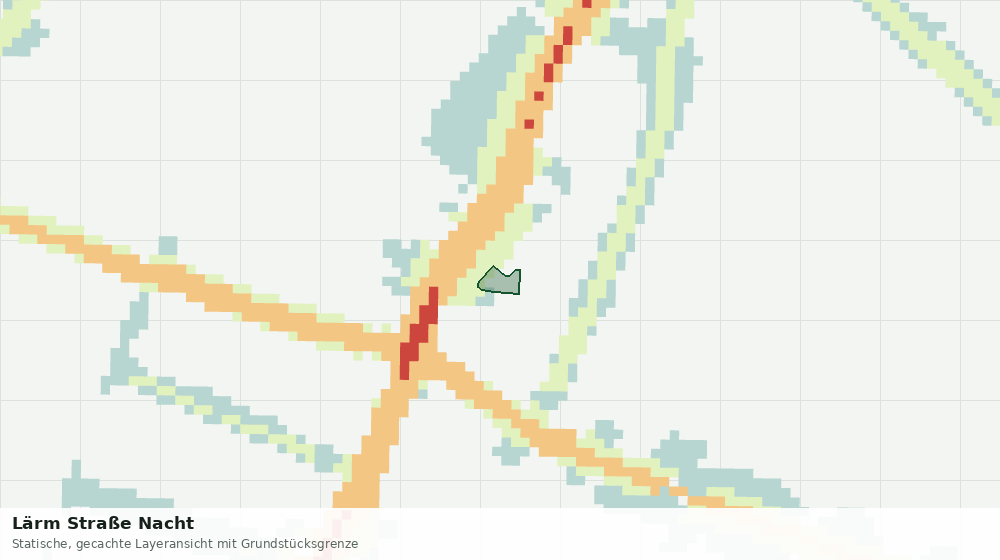 Statische Kartenansicht: Lärm Straße Nacht