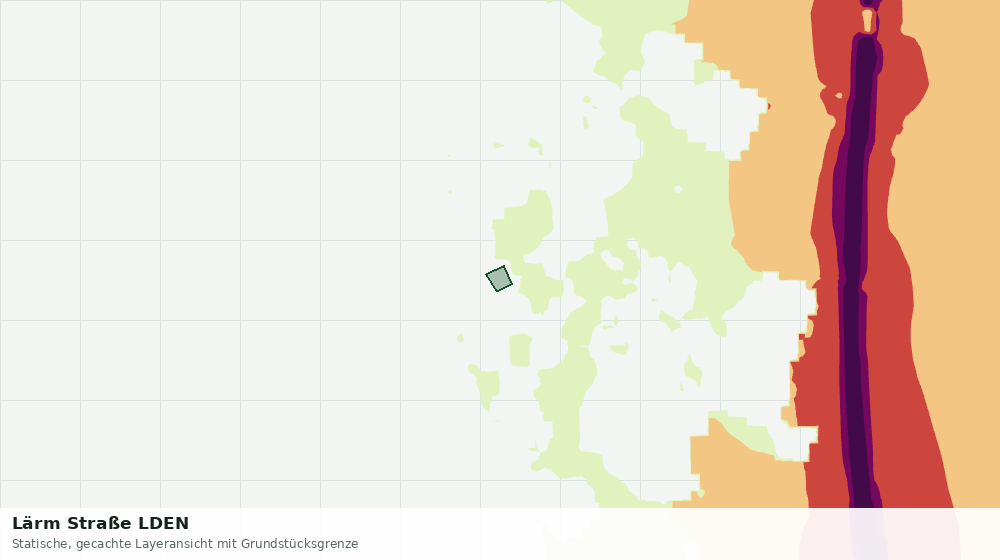 Statische Kartenansicht: Lärm Straße LDEN