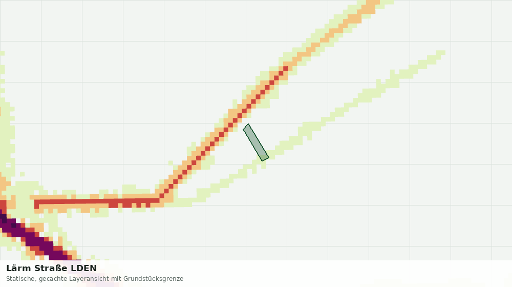 Statische Kartenansicht: Lärm Straße LDEN