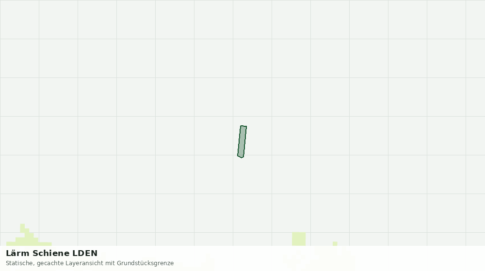 Statische Kartenansicht: Lärm Schiene LDEN