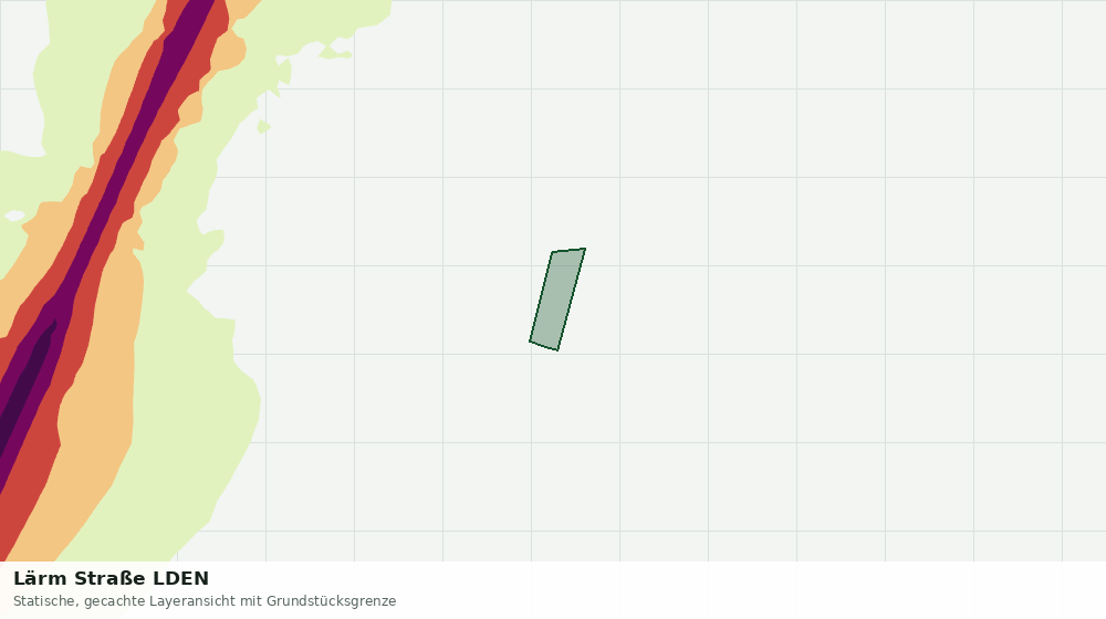 Statische Kartenansicht: Lärm Straße LDEN