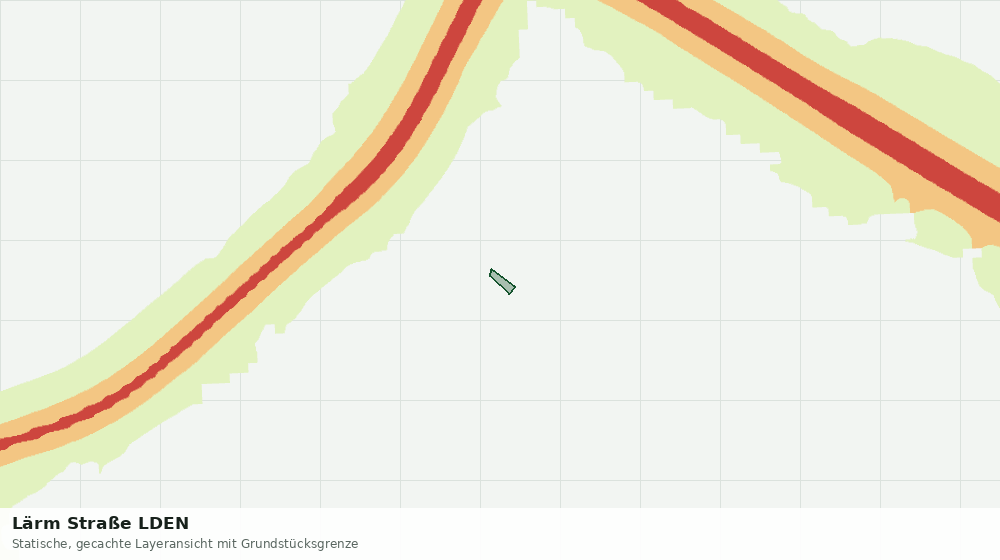 Statische Kartenansicht: Lärm Straße LDEN