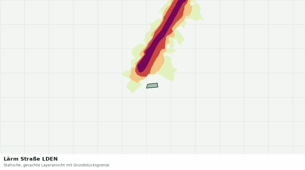 Statische Kartenansicht: Lärm Straße LDEN
