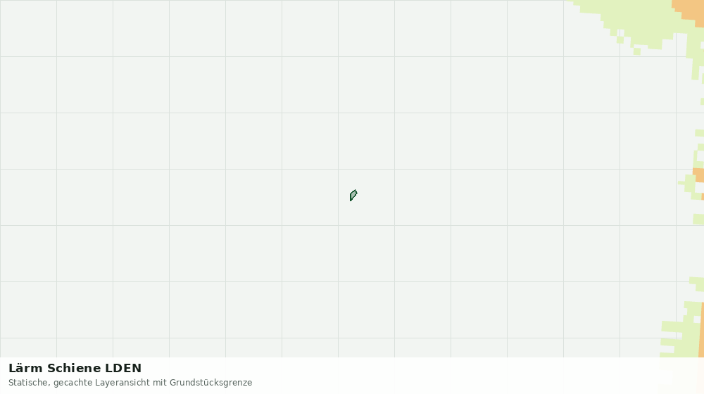 Statische Kartenansicht: Lärm Schiene LDEN