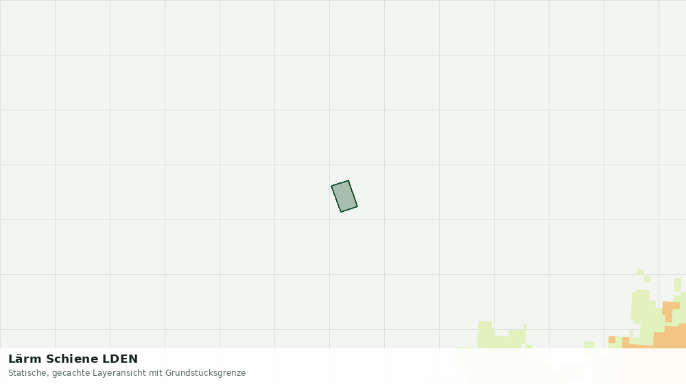 Statische Kartenansicht: Lärm Schiene LDEN