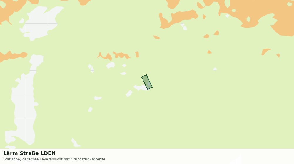 Statische Kartenansicht: Lärm Straße LDEN